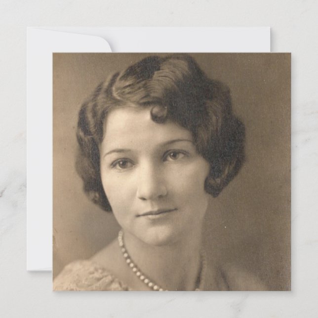 Invitación de cumpleaños número 80 (Anverso)