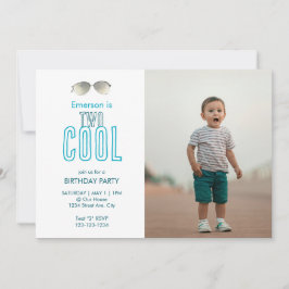 Invitación de cumpleaños número dos Cool