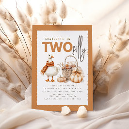 Invitación de cumpleaños número dos de Two Silly G