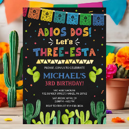 Invitación de cumpleaños número tres de Esta | Inv