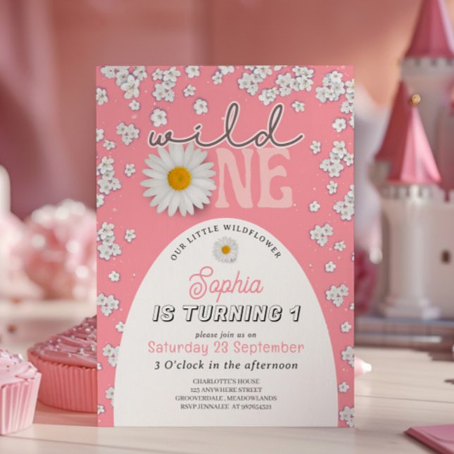 Invitación de cumpleaños número uno de margarita r (Subido por el creador)