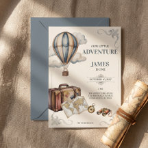 Invitación de cumpleaños número uno de Nuestra Peq