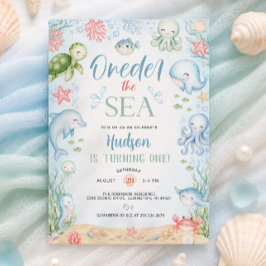Invitación de cumpleaños número uno de Oneder the