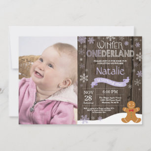 Invitación de cumpleaños número uno de Onederland