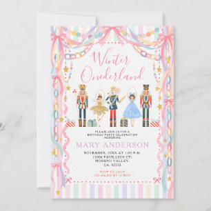 Invitación de cumpleaños número uno de Winter Oned