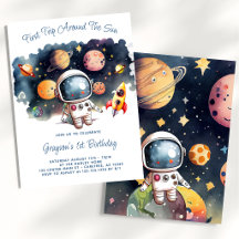 Invitación de cumpleaños número uno del niño a los
