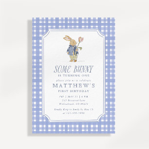 Invitación de cumpleaños número uno para algún con