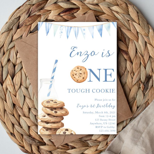 Invitación de cumpleaños One Tough Cookie (Subido por el creador)