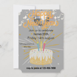 Invitación de cumpleaños para adultos