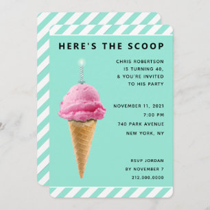 Invitación de cumpleaños para adultos