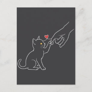 Invitación de cumpleaños para amante de gatos conm