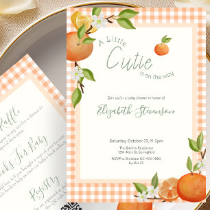 Invitación de Cumpleaños para Baby Shower de Doble