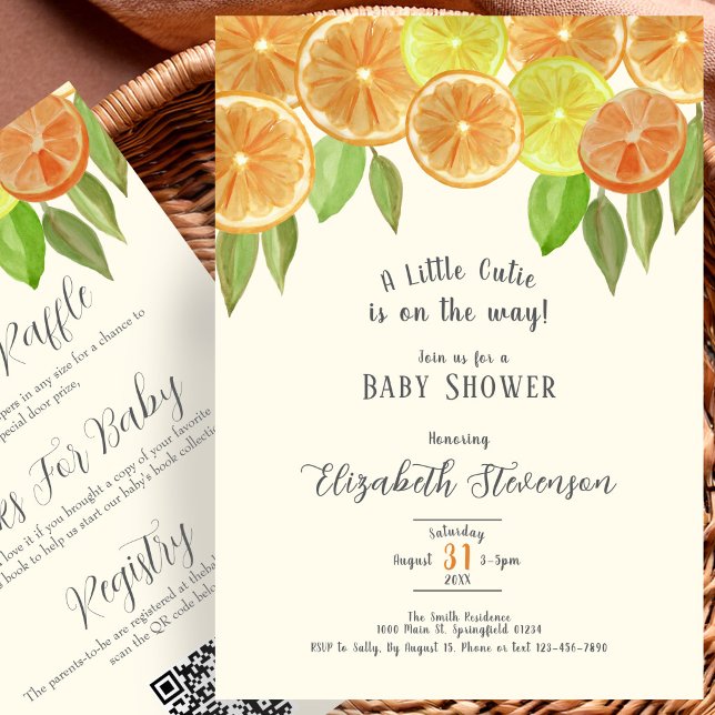 Invitación de Cumpleaños para Baby Shower de Littl (Subido por el creador)