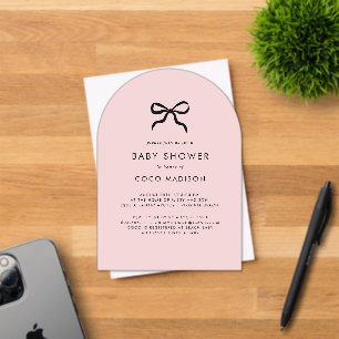 Invitación de Cumpleaños para Baby Shower de Niña 