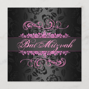 Invitación de cumpleaños para Bat Mitzvah con remo