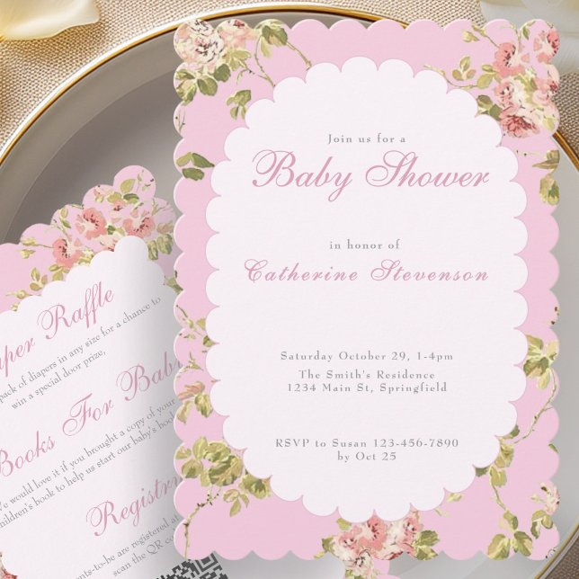 Invitación de Cumpleaños para Bebé de Doble Cara F (Subido por el creador)