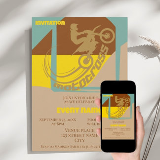 Invitación de cumpleaños para celebración de event