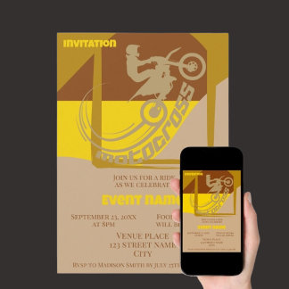 Invitación de cumpleaños para celebración de event