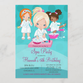 Invitación de cumpleaños para Chicas