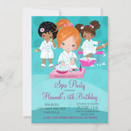 Invitación de cumpleaños para Chicas