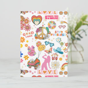 Invitación de cumpleaños para Chicas: inspirada en