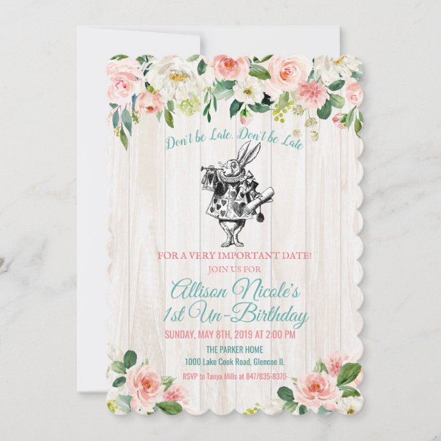 INVITACIÓN DE CUMPLEAÑOS PARA CUALQUIER EDAD - Ali (Anverso)