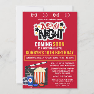 Invitación de cumpleaños para cualquier edad - Noc