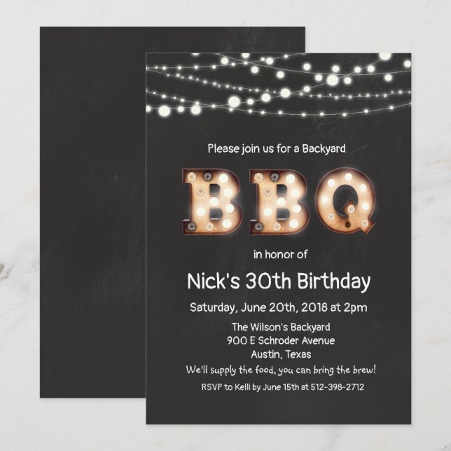 INVITACIÓN DE CUMPLEAÑOS PARA CUALQUIER EDAD - Rus (Anverso / Reverso)