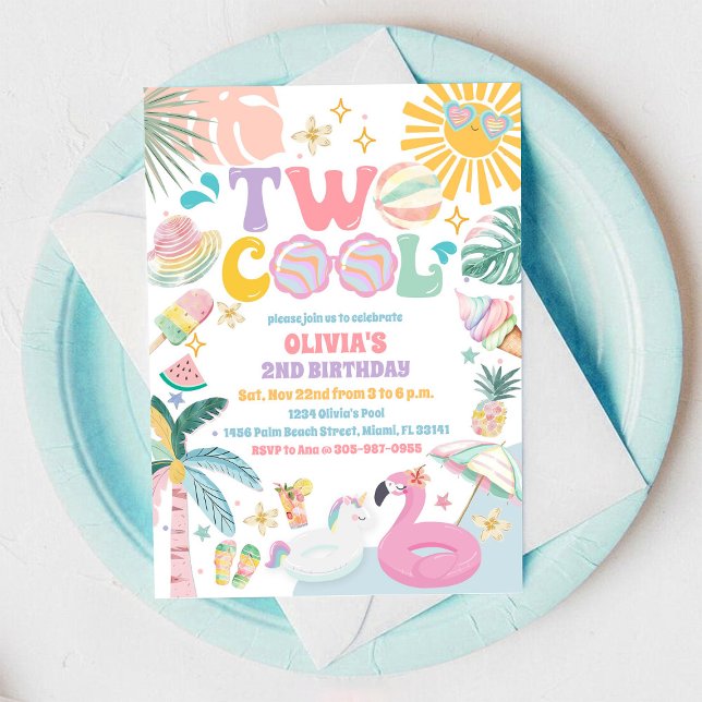 Invitación de Cumpleaños para Dos Piscinas Geniale (Subido por el creador)