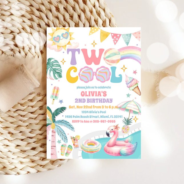 Invitación de cumpleaños para Dos Piscinas Geniale (Subido por el creador)
