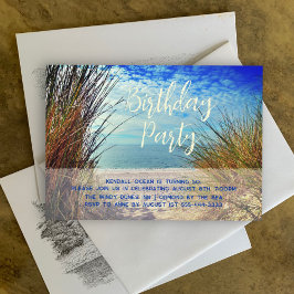Invitación de cumpleaños para Dunas del Mar