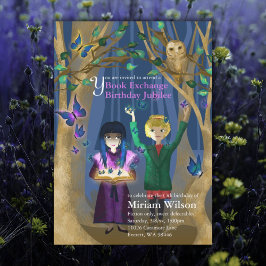 Invitación de cumpleaños para el intercambio de li