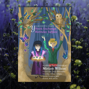 Invitación de cumpleaños para el intercambio de li