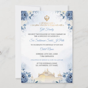 Invitación de cumpleaños para el Path de Sukhmani