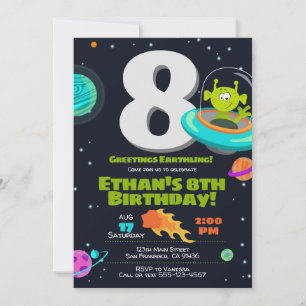 Invitación de cumpleaños para extranjeros, invitac
