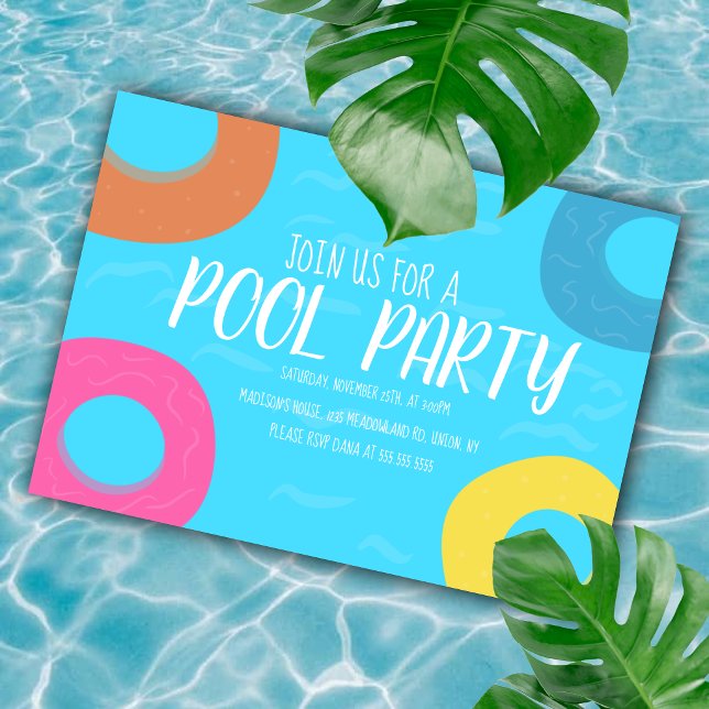 Invitación de cumpleaños para fiesta con aro infla (Subido por el creador)