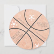 Invitación de cumpleaños para fiesta con balón de