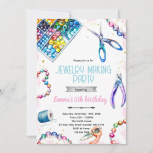 Invitación de cumpleaños para fiesta de elaboració