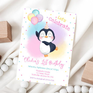 Invitación de cumpleaños para fiesta de invierno d