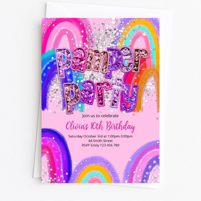 Invitación de cumpleaños para fiesta de mimos (Subido por el creador)