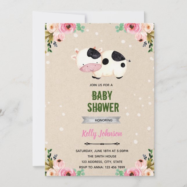 Invitación de cumpleaños para fiesta de regalos de (Anverso)