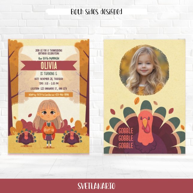 Invitación de Cumpleaños para Foto de Acción de Gr (Subido por el creador)