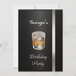 Invitación de cumpleaños para hombres