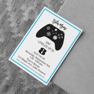 Invitación de cumpleaños para jugador