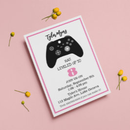 Invitación de cumpleaños para jugador