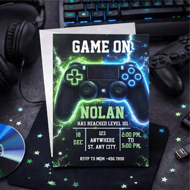 Invitación de Cumpleaños para Jugador Nivel Avanza (Subido por el creador)