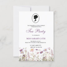 Invitación de cumpleaños para la fiesta de jardín 