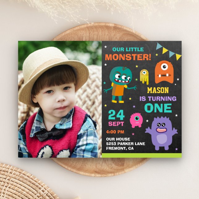 Invitación de cumpleaños para la primera fiesta co (Subido por el creador)