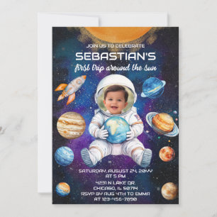 Invitación de Cumpleaños para la Primera Vuelta al