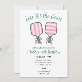 Invitación de cumpleaños para las pelotas